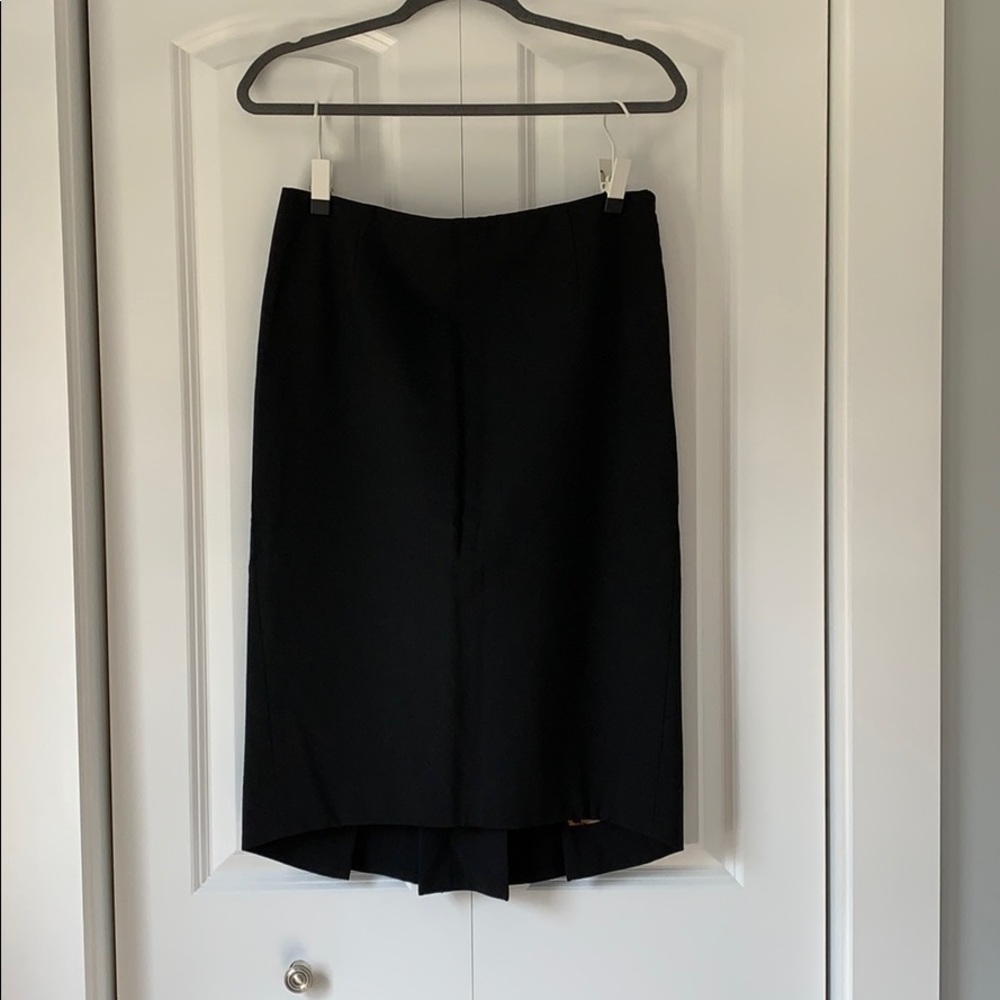 Express Midi Pencil Skirt, back flounce at calf